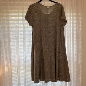 Flowy heathered grey dress